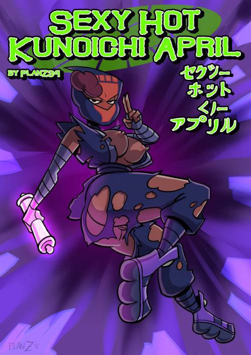 Sexy Hot Kunoichi April / Сексуально горячая куноичи Эйприл
